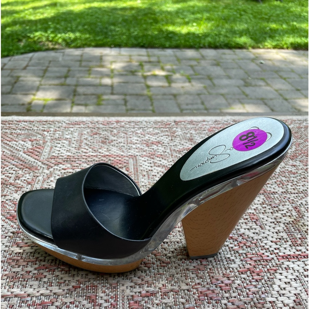 Jessica Simpson 5 1/2” wood platform heels - size 8 1/2” - Never worn.